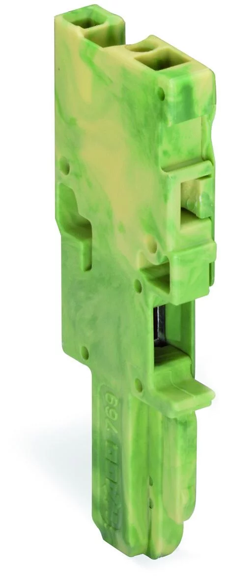 769-101/000-016 - 1-conductor female connector; CAGE CLAMP®; 4 mm²; Pin spacing 5 mm; 1-pole; coding finger; 4,00 mm²; green-yellow