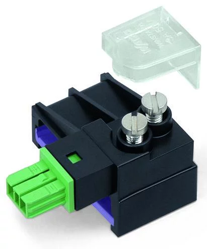 893-262 - Tap-off module; for flat cable; 5 x 2.5 mm² + 2 x 1.5 mm²; 2-pole; Cod. E; green