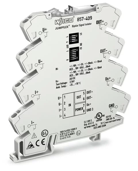 857-409 - JUMPFLEX® signal conditioner; bipolar isolation amplifier; configurable