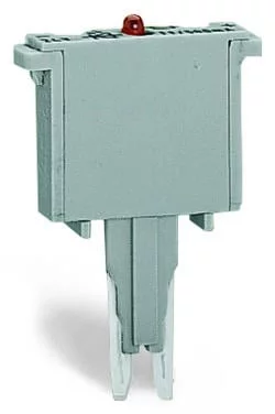 280-801/281-420 - Diode plug; with 1N4007 recovery diode; red LED; 5 mm wide; 24 VDC