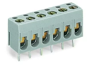 237-146 - PCB terminal block; 2.5 mm²; Pin spacing 5 mm; 3-pole; 2,50 mm²; gray