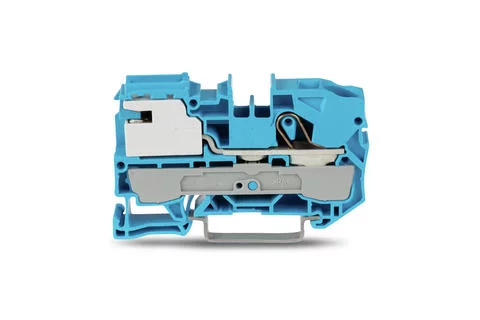 2010-7114 - 1-conductor N-disconnect terminal block; 10 mm²; Push-in CAGE CLAMP®; 10,00 mm²; blue