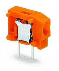 235-101/330-000 - Stackable PCB terminal block; 1.5 mm²; Pin spacing 3.81 mm; 1-pole; PUSH WIRE®; 1,50 mm²; orange