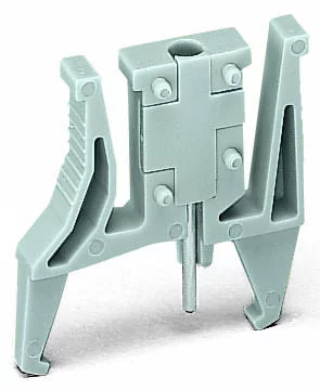 260-404 - Test plug module; with locking latches; modular; for 2-conductor terminal blocks; for 260 Series; gray