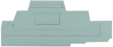 280-305 - End and intermediate plate; 2.5 mm thick; gray