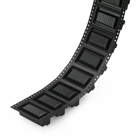 713-1428/117-000/997-407 - THR male header, 2-row; 0.8 x 0.8 mm solder pin; angled; 100% protected against mismating; in tape-and-reel packaging; Pin spacing 3.5 mm; 16-pole; black