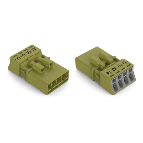 890-274/072-000 - Plug; 4-pole; 1,50 mm²; light green 890-274/072-000 - Plug; 4-pole; 1,50 mm²; light green