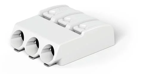 2060-453/998-404 - SMD PCB terminal block; push-button; Push-in CAGE CLAMP; AWG 24 - 18; Pin spacing 4 mm; 3-pole; in tape-and-reel packaging; white