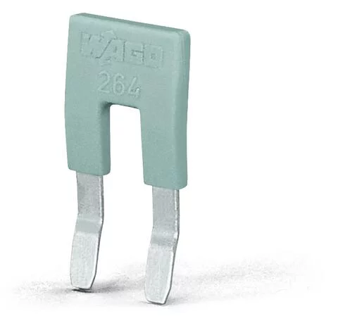 264-402 - Jumper; for conductor entry; 2-way; insulated; gray