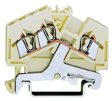 280-640 - Shield terminal block; 3-conductor; angled; 28-12 AWG; 5 mm wide