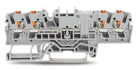 2202-1801 - TOPJOB®S through terminal block with Push-buttons; same profile as 4-conductor disconnect/test terminal blocks; rail mount; 4-conductor; 5.2 mm wide; gray 2202-1801 - TOPJOB®S through terminal block with Push-buttons; same profile as 4-conductor disconnect/test terminal blocks; rail mount; 4-conductor; 5.2 mm wide; gray