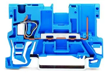 769-176/000-006 - 1-conductor/1-pin carrier terminal block; for DIN-rail 35 x 15 and 35 x 7.5; 4 mm²; CAGE CLAMP®; 4,00 mm²; blue