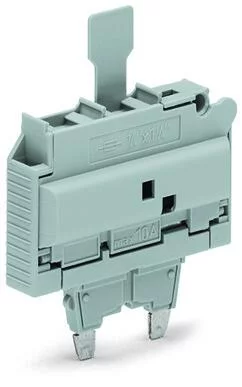 2006-931/1099-541 - Fuse plug with pull-tab; for miniature metric fuse 1/4 x 11/4; with indicator lamp; 12 - 30 V; 10.4 mm wide