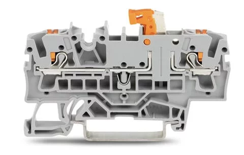 2202-1671 - TOPJOB®S disconnect/test terminal block with Push-buttons; rail mount; 2-conductor; 5.2 mm wide; gray 2202-1671 - TOPJOB®S disconnect/test terminal block with Push-buttons; rail mount; 2-conductor; 5.2 mm wide; gray