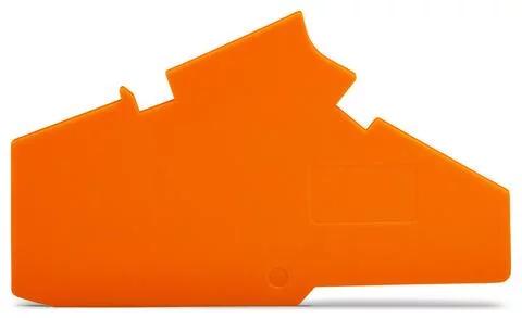 282-385 - End and separator plate; 1.5 mm thick; orange