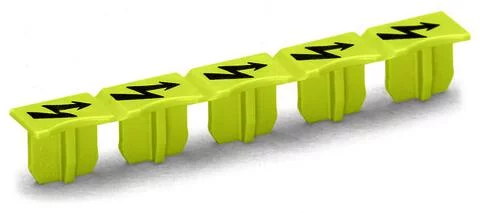 2010-115 - TOPJOB®S protective warning marker; with high-voltage symbol, for 2010 series terminal blocks; for 5 terminal blocks