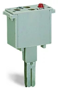 280-803/281-413 - LED plug; with red LED; 10 mm wide; 24 VDC