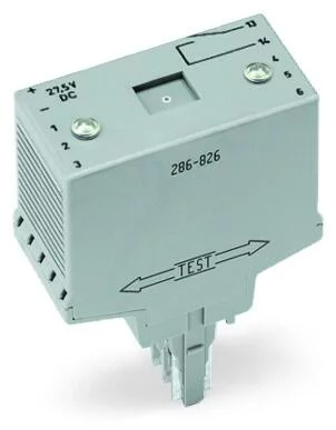 286-826 - AND gate module with 6 inputs; light gray