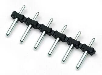806-912 - THT male header; straight; Pin spacing 5 mm; 12-pole; black