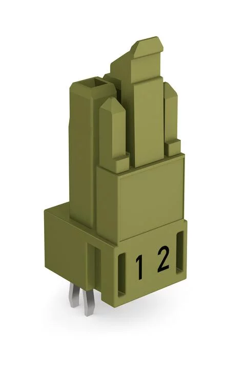 890-862 - Socket for PCBs; straight; 2-pole; Cod. B; light green 890-862 - Socket for PCBs; straight; 2-pole; Cod. B; light green
