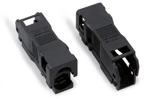 890-502 - Strain relief housing; 2-pole; with locking clip; for 1 cable; 3.8 … 8.2 mm; 30 mm; black 890-502 - Strain relief housing; 2-pole; with locking clip; for 1 cable; 3.8 … 8.2 mm; 30 mm; black