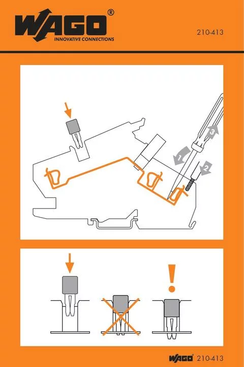 210-413 - Stickers for operating instructions