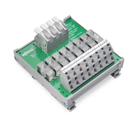 830-800/000-319 - Potential distribution module; 2 potentials; with 2 input clamping points each; Conductor cross-section up to 6 mm²; with lever; with 8 output clamping points each; Conductor cross-section up to 2.5 mm² 830-800/000-319 - Potential distribution module; 2 potentials; with 2 input clamping points each; Conductor cross-section up to 6 mm²; with lever; with 8 output clamping points each; Conductor cross-section up to 2.5 mm²
