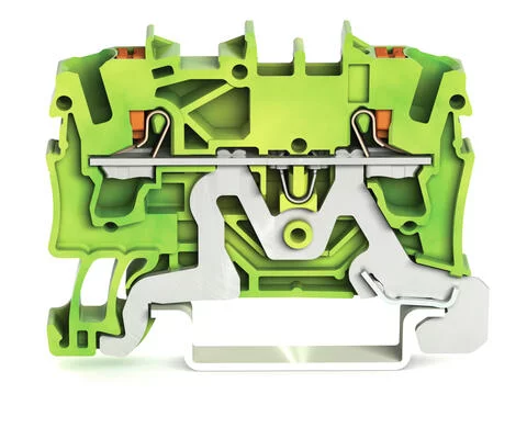 2202-1207 - TOPJOB®S ground terminal block with Push-buttons; rail mount; 2-conductor; 5.2 mm wide; green-yellow 2202-1207 - TOPJOB®S ground terminal block with Push-buttons; rail mount; 2-conductor; 5.2 mm wide; green-yellow