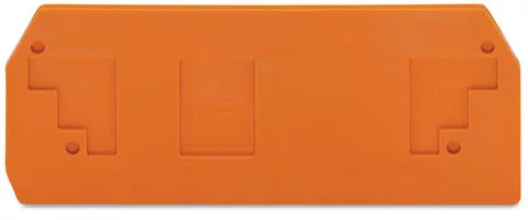 283-328 - End and intermediate plate; 2.5 mm thick; orange