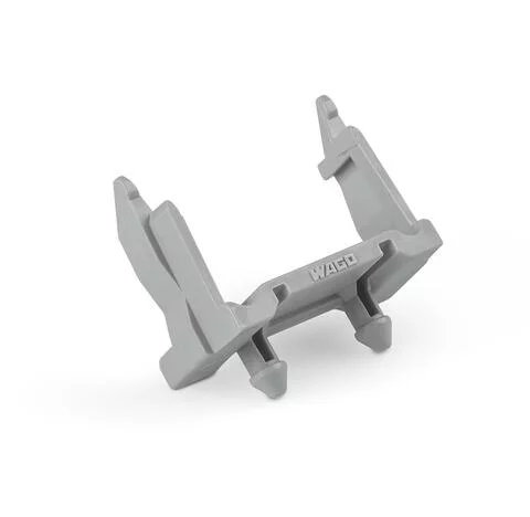 890-304 - Mounting carrier; 4-pole; for sockets and plugs; Plastic; gray 890-304 - Mounting carrier; 4-pole; for sockets and plugs; Plastic; gray