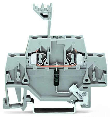 280-502/281-602 - Terminal block with suppressor diode; with direct connection to DIN rail; 24 VDC