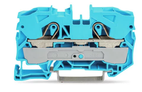 2010-1204 - TOPJOB®S feedthrough terminal block; rail mount; 2-conductor; 10 mm wide; blue