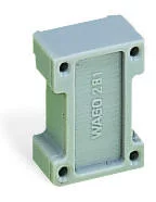 281-419 - Spacer module; modular; bridging commoned terminal blocks; gray