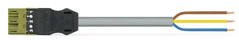 771-9993/205-405 - pre-assembled connecting cable; Eca; Plug/open-ended; 3-pole; Cod. B; H05VV-F 3 x 1.0 mm²; 4 m; 1,00 mm²; light green 771-9993/205-405 - pre-assembled connecting cable; Eca; Plug/open-ended; 3-pole; Cod. B; H05VV-F 3 x 1.0 mm²; 4 m; 1,00 mm²; light green