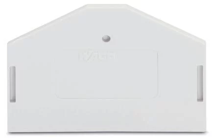 281-357 - End and intermediate plate; 2.5 mm thick; light gray