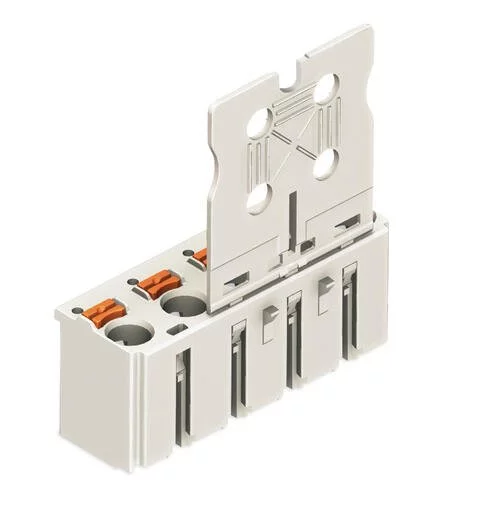 2092-3105 - 1-conductor female connector; push-button; Push-in CAGE CLAMP®; 2.5 mm²; Pin spacing 7.5 mm; 5-pole; Gripping plate; 2,50 mm²; light gray 2092-3105 - 1-conductor female connector; push-button; Push-in CAGE CLAMP®; 2.5 mm²; Pin spacing 7.5 mm; 5-pole; Gripping plate; 2,50 mm²; light gray