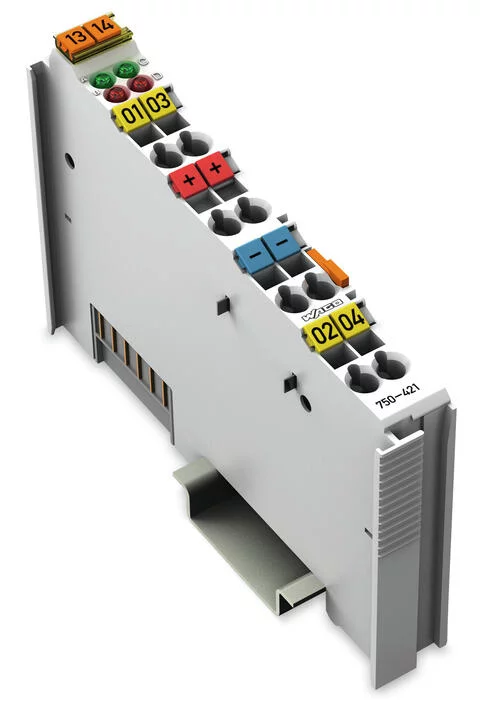 750-421 - 2-channel digital input; 24 VDC; 3 ms; Diagnostics