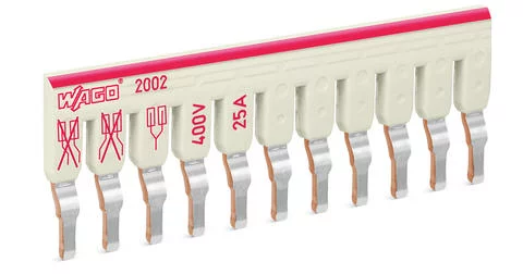 2002-481 - TOPJOB®S staggered jumper; for 2002 and 2003 series; insulated; 11-way; light-gray