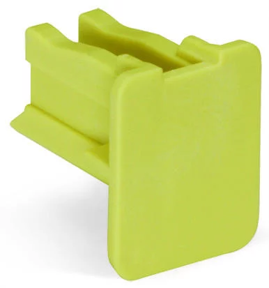 285-421 - Finger guard; touchproof cover protects unused conductor entries; for 35 mm² high-current tbs; yellow