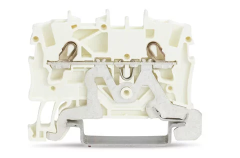 2001-1208 - Shield terminal block; rail mount; 2-conductor; 4.2 mm wide; white 2001-1208 - Shield terminal block; rail mount; 2-conductor; 4.2 mm wide; white