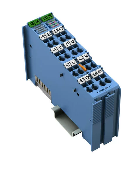 750-489 - 4-channel analog input; RTD/TC/Strain Gauge; 16 bits; Diagnostics; Intrinsically safe