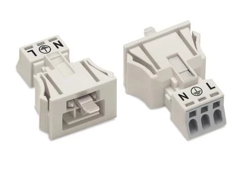 890-733 - WINSTA® through-panel plug (male); MINI; snap-in; 1/2/3 marking; 3-pole; white 890-733 - WINSTA® through-panel plug (male); MINI; snap-in; 1/2/3 marking; 3-pole; white
