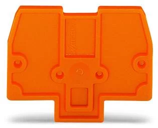 870-924 - End and intermediate plate; 2 mm thick; orange