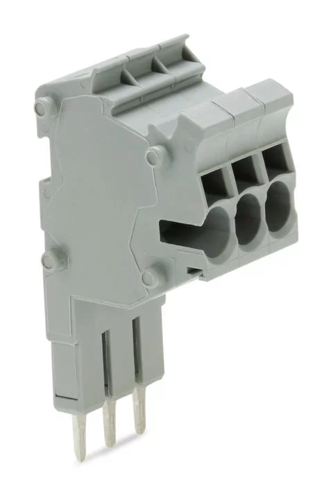 2002-553 - TOPJOB® S connector strip; for 2002 series; for jumper contact slot; 3-pole; gray