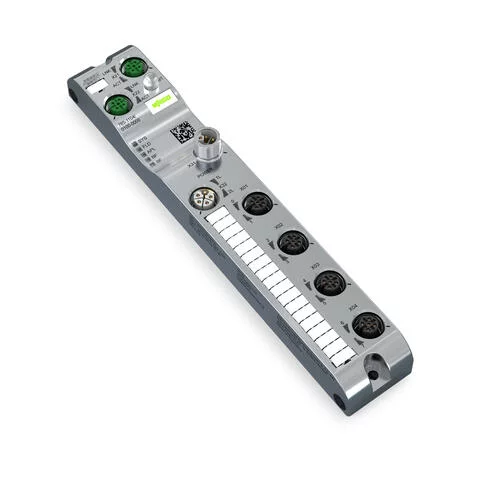 765-1104/100-000 - 8-channel digital input/output; Profinet; 8 Configurable DIO; DC 24 V / 2.0 A; 4xM12 connection; SlimLine
