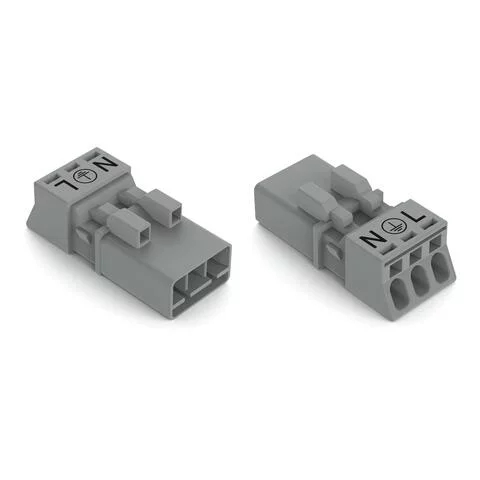 890-253/060-000 - Plug; 3-pole; 1,50 mm²; gray 890-253/060-000 - Plug; 3-pole; 1,50 mm²; gray
