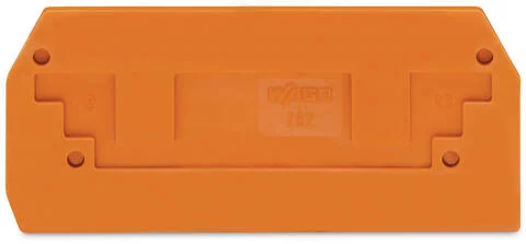 282-328 - End and intermediate plate; 2.5 mm thick; orange