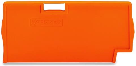 2002-1494 - TOPJOB®S end/intermediate plate; for 2002-14xx series terminal blocks; 2.0 mm wide; orange
