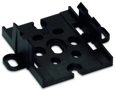 772-260 - Mounting plate; for power supply and tap-off modules; Plastic; black 772-260 - Mounting plate; for power supply and tap-off modules; Plastic; black