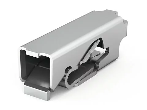 2065-101/998-403 - SMD PCB terminal block; 0.75 mm²; Pin spacing 6 mm; 1-pole; PUSH WIRE®; in tape-and-reel packaging; Without housing; 0,75 mm²; silver-colored